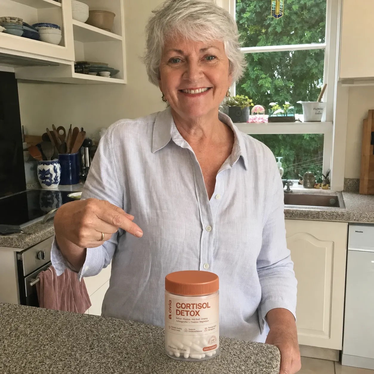 Customer with Avia Cortisol Detox