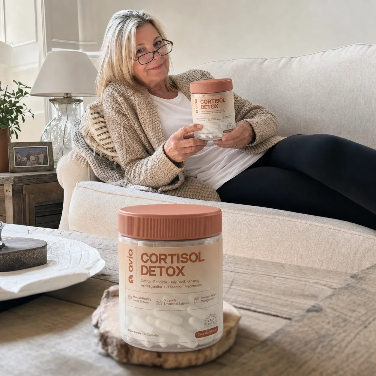 Customer with Avia Cortisol Detox