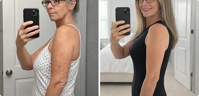 Customer before and after result