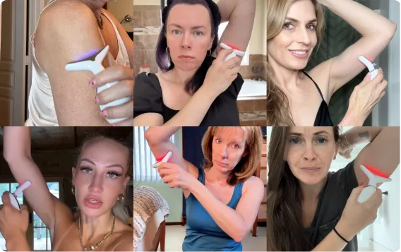 Women using MyoGlow in 5 minutes a day