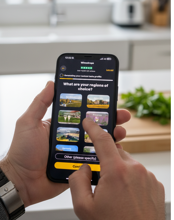 Winedrops app