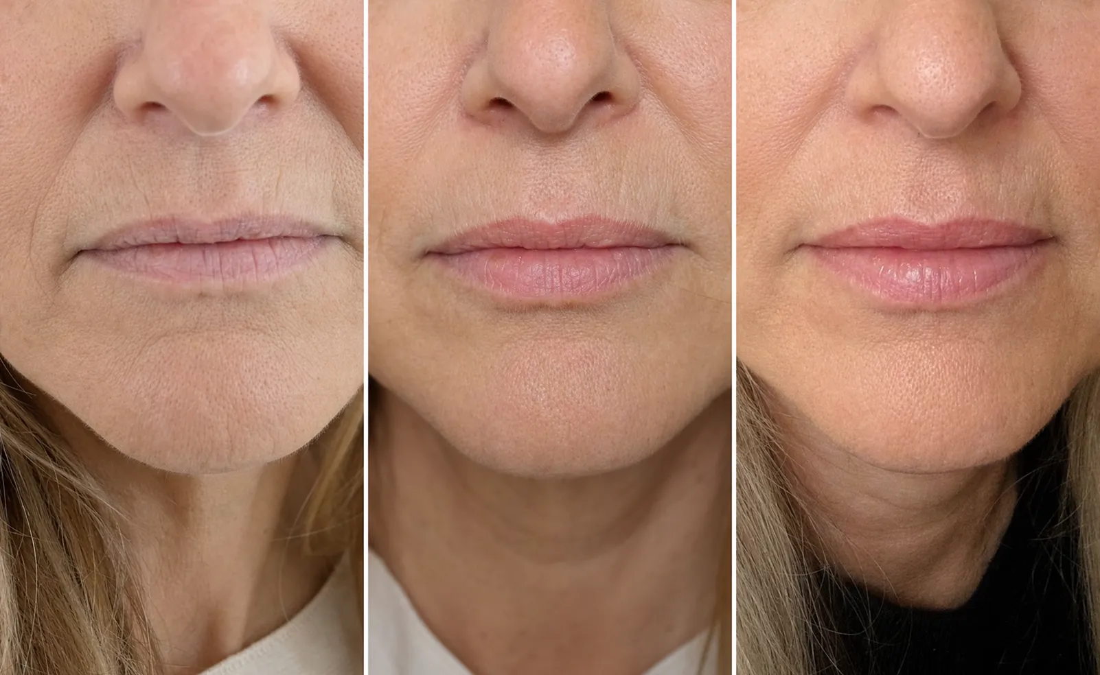 Lip transformation comparison