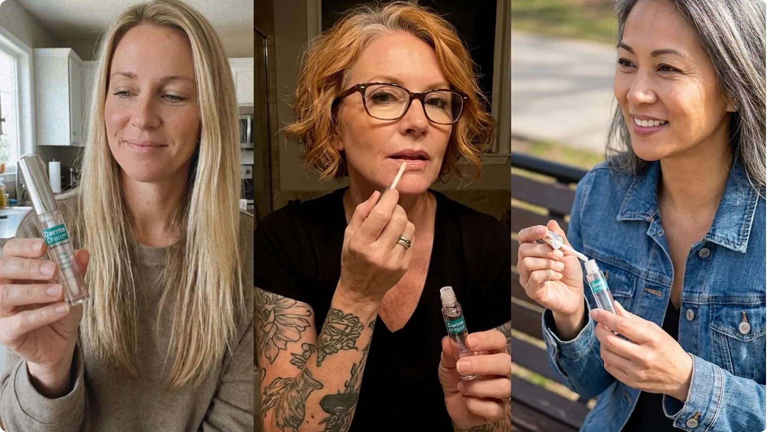 Women using LipFill™ Booster