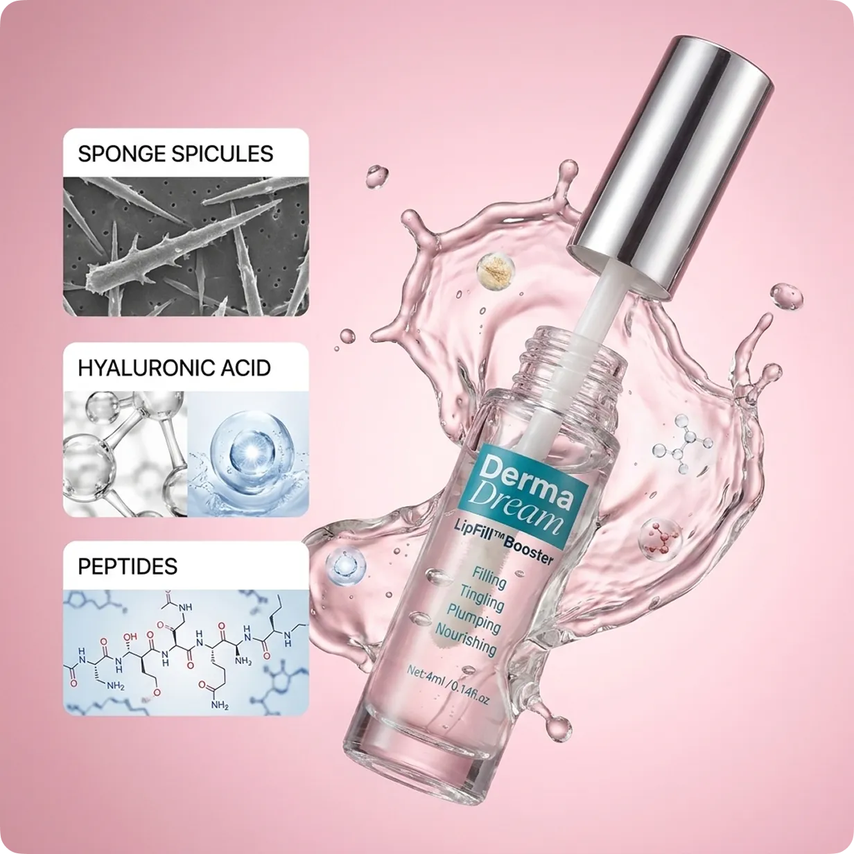 LipFill Booster LIPSORB technology ingredients