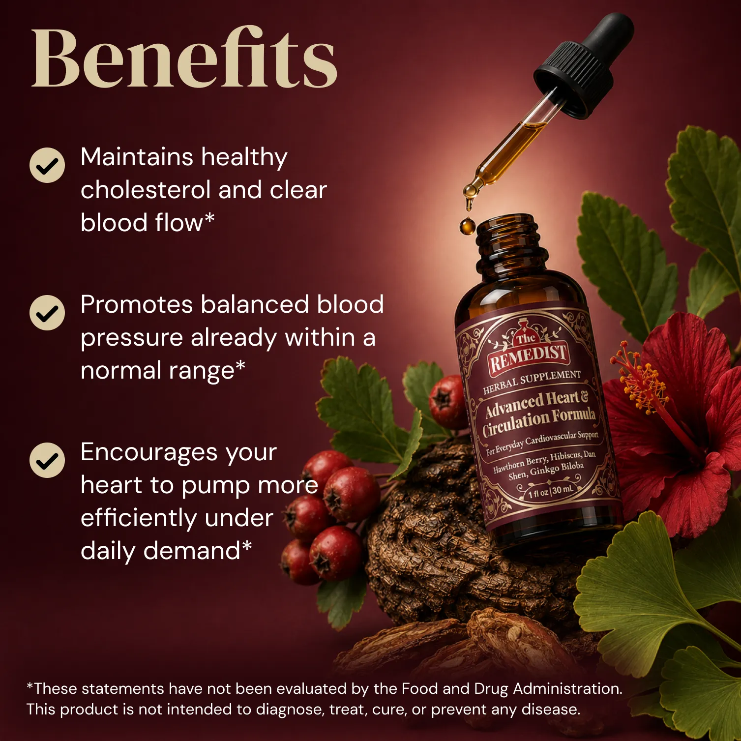 Advanced Heart & Circulation Formula - Benefits