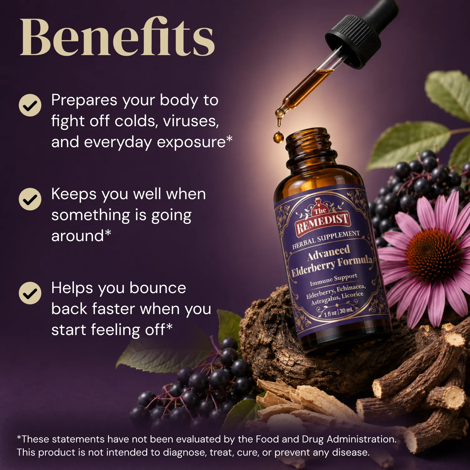 Advanced Elderberry Formula - Benefits