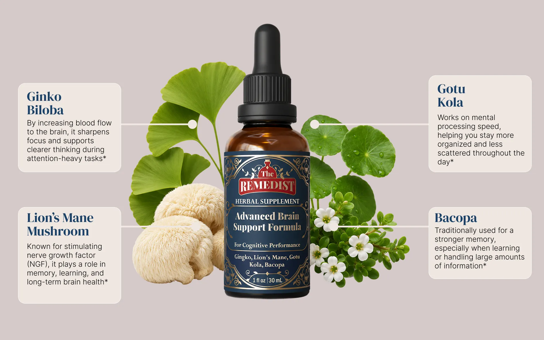Advanced Brain Support Formula Ingredient Breakdown