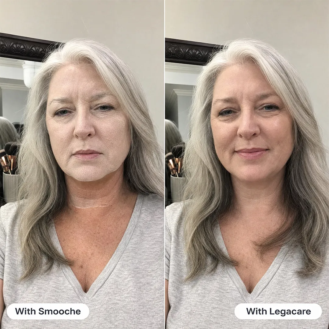 Side-by-side Smooche and Legacare comparison