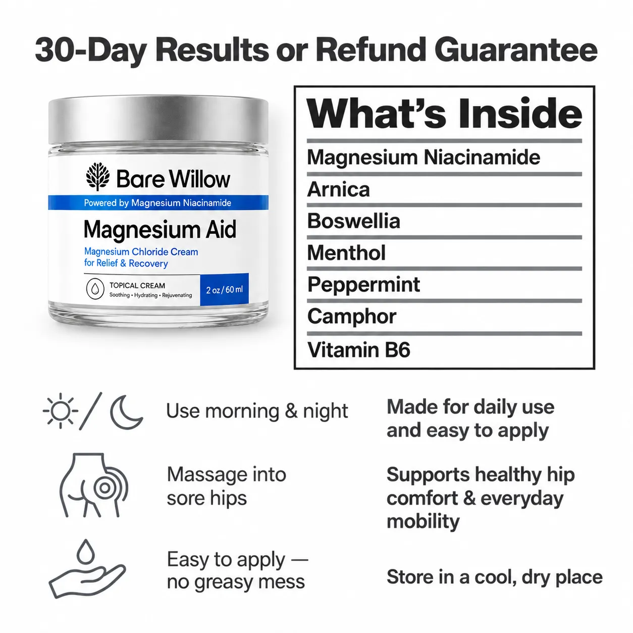 Bare Willow Capsaicin Complex - Regain Bladder Confidence Every Day